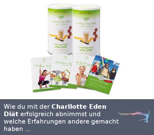 Charlotte Eden Diät Erfahrungen und Produkte